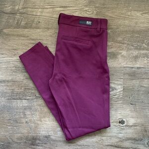Kut From the Kloth MIA Skinny Pants, Size 6, maroon